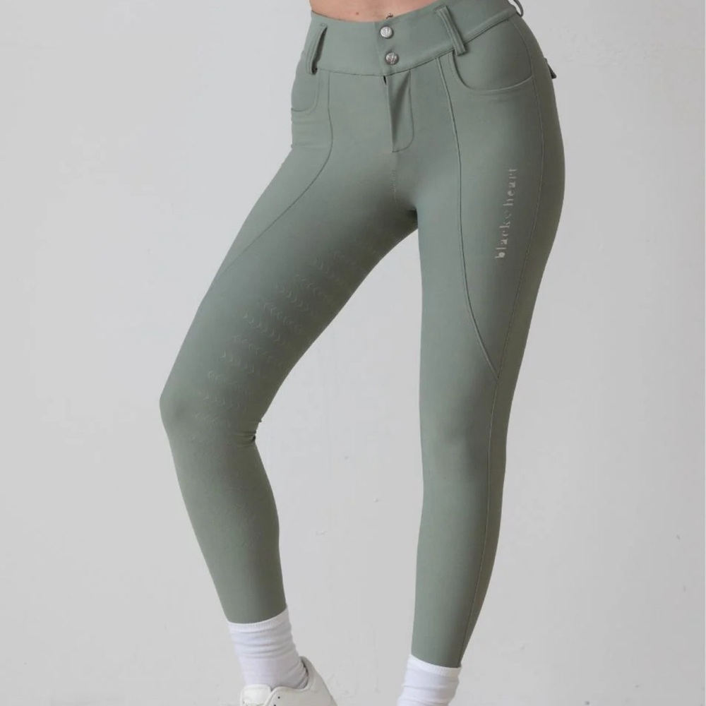 Black heart hybrid breeches